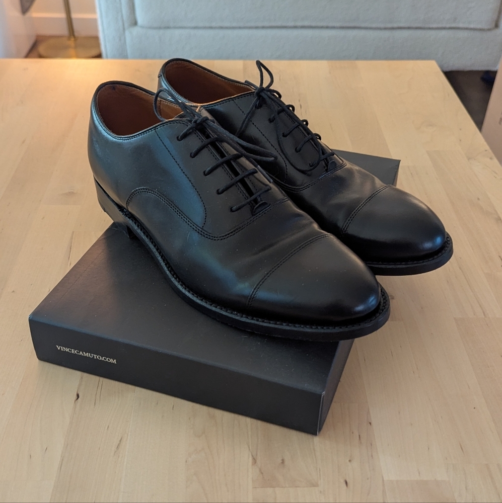 JCrew Ludlow Classic Black Oxfords
